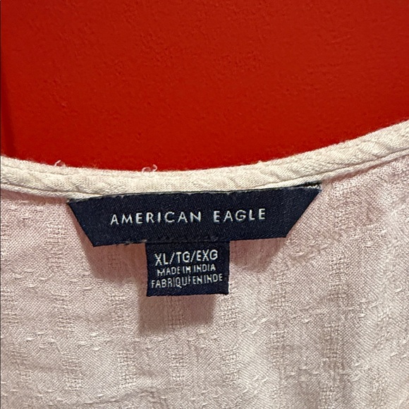 American Eagle Outfitters Cream Blouse - Picture 2 of 4